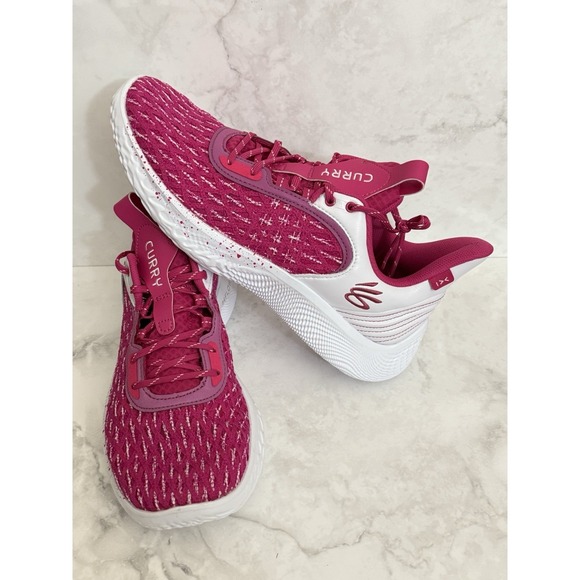 Under Armour Curry Flow 9 Team Basketball Shoes Pink 3025631-600 Men\'s Size 16 main image 4